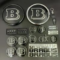 ราคา ดัดแปลงป้ายท้ายรถ Brabus ป้ายพวงมาลัยป้ายด้านข้างป้ายตกแต่ง C / E / S ฝาครอบวาล์ว Brabus (1734281501857711811)