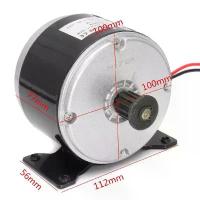ราคา ✽มอเตอร์ไฟฟ้า 300 w 24v dc brushed 2750 rpm สําหรับ e bike scooter go kart my 1016♞ (1734418576417130075)