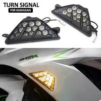 ราคา (COD) New NINJA ZX6R ZX-6R 2013 - 2025 2025 Front Turn Indicator Signal LED Lights For Kawasaki Ninja300 Ninja400 Ninja650 Ninja1000 (1734114957474890828)