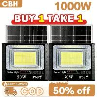 ราคา [Tiktok] Solar Cells Buy 1 Get 1 Free 1000W Solar Cell Lights 50W /150W/ 200W /300W Genuine 1000W Solar Cell Lights Solar Cell Lamps, Solar Light Outdoor, Waterproof, Outdoor, Li (1734087517957293198)