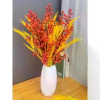 ราคา Artificial Fortune Fruit and Wheat Ear Decorations for Living Room, Dining Table, Red Fruit for New Year's Eve, Wedding, and TV Cabinet Decorations (1734383546103858661)