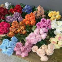 ราคา 9-Head Princess Rose Artificial Flower Wedding Display Fake Flower Manufacturer Wholesale Rose Waterfall Valentine's Day Gift (1734284565410252601)