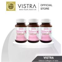 ราคา PACK 3 : VISTRA NUTRIBEAU SAKURA EXTRACT & MARINE COLLAGEN PLUS C (BOT-14 TABS) (1731976054992112340)