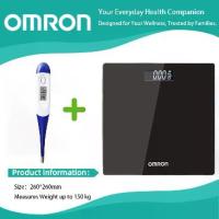 ราคา Omron Smart Digital Body Weight Scale USB Rechargeable Electronic Health Monitor for Home Bathroom (1733947682838119646)