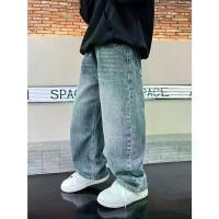 ราคา Boys' Lightweight Straight-Leg Jeans - Mid-Weight Denim Pants with Elastic Waist & Pockets, Breathable Non-Stretch Fabric for Spring Summer Fall, Regular Fit Casual Trousers for (1733317839014889177)