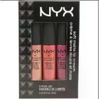 ราคา ลิป แท่งNYX Soft Matte Lip Cream 3 Piece Set ลิปสติกเนื้อแมทท์ #SMLCSET03 (1 เซต 3 แท่ง) (1733881047147841463)