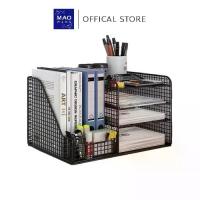 ราคา ชั้นวางแฟ้มและเอกสาร แบบตั้งโต๊ะ Metal Desktop File Organizer ชั้นเหล็กวางเอกสาร มินิมอล (1734445444460611371)