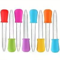 ราคา 1/3/5pcs, Iquid Dropper, 0.17oz Silicone Liquid Dropper, Liquid Transfer Dropper, Anti Choking Eating Medicine, Drop Glue Painting Auxiliary Tool, Useful Tools Kitchen Accessories (1733475078047893289