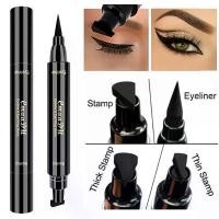 ราคา Big Seal Stamp Liquid Eyeliner ปากกากันน้ํา Fast แห้ง Black Eye Liner ดินสออายไลเนอร์เครื่องสําอางค์ Double-ended อายไลเนอร์ [COD] (1733828632389781455)