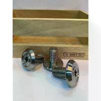 ราคา จัดส่งฟรี กทม น็อตแผงคอ เคอา KR สแตนเลส สีเงิน จี้ลาย น้อตใส่แผงคอ อายไลเนอร์ ติดทน (1733855438297859464)