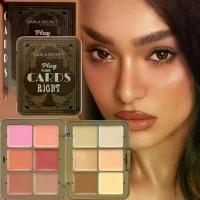 ราคา คอนซีลเลอร์ เนื้อเรียบเนียน บลัชออน ลงสีง่าย คอนซีลเลอร์ 12 เฉดสี ปรับผิวให้กระจ่างใส แบบพกพา เหมาะสำหรับคอนทัวร์และพาเลทบลัชออน (1733214255493252113)