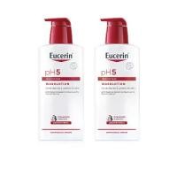 ราคา [แพ็คคู่] Eucerin PH5 Sensitive Skin Washlotion [400ml x 2pcs] ยูเซอริน พีเอช5 เซ็นซิทีฟ สกิน วอช โลชั่น ครีมอาบน้ำสำหรับผิวธรรมดา แห้ง (1729603564276779511)