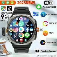 ราคา สมาร์ทวอทช์, U8 Ultra 5G SIM การ์ด, WiFi, NFC, ตำแหน่ง GPS, เข็มทิศ, RAM 32GB, สำหรับผู้ชาย, กล้องหมุนได้ HD 180°, นาฬิกาสปอร์ต, ใหม่, 2025 (1731716230897370261)
