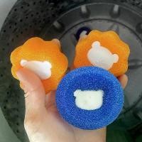 ราคา ลูกบอลซักผ้าฟองน้ำรูปหมีเล็ก กำจัดขนดูดซับสารติดแน่น ป้องกันการพันกัน ลูกบอลทำความสะอาดขจัดคราบ สไตล์เกาหลี เครื่องซักผ้า (1734053566258448152)