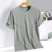 ราคา เสื้อยืดแขนสั้นผู้ชายกลางแจ้ง, วัสดุผ้าไหมน้ำแข็งฤดูร้อน, บางและระบายอากาศได้, เครื่องปรับอากาศ, ความรู้สึกน้ำแข็ง, แห้งเร็ว, เหมาะสำหรับการเล่นกีฬา, เสื้อกีฬา เสื้อ แม็ค เสื้อ แม็ค (17327321004134582