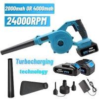 ราคา เครื่องมือเป่าลมใบไม้แบบไร้สาย, 2-in-1, สำหรับแบตเตอรี่ Makita 18V, เครื่องดูดฝุ่น 150CFM สูงถึง 120MPH, เครื่องเป่าลมไฟฟ้าแบบจับ, น้ำยาทำความสะอาด, เหมาะสำหรับสวน (1730711495397640564)
