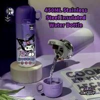 ราคา แก้วมัค Tumbler, Sanrio Kuromi, Botol Air Tahan Sejuk, ดีไซน์น่ารัก, ทำจากสแตนเลส 316, เหมาะสำหรับเด็ก, ความจุ 450ML, กระติกน้ำร้อน, กาต้มน้ำ (1731133225219426733)