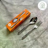 ราคา พร้อมส่งจากไทย ช้อนส้อม ตราHC สแตนเลส หนา 0.8 มิล (12 คู่) ช้อนส้อม BMC.kitchenware ร้าน BMC kitchenware (1733836388722115619)