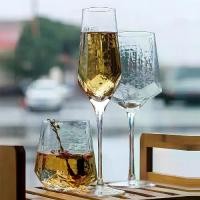 ราคา แก้วไวน์แดงแชมเปญคริสตัลเพชรเรียบง่าย Jinbaijia แก้วไวน์ทุบ แก้วไวน์ แก้วน้ำ (1733125369248384205)