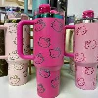 ราคา ขวดน้ำ 40 ออนซ์ แก้วน้ำมีหูจับ แก้วสแตนเลสเก็บความร้อน ฝาปิด หลอดดูด แก้วเดินทางในรถยนต์ แก้วกาแฟ (1733800049884759895)