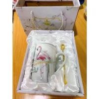 ราคา แก้วกาแฟ แก้วเซรามิค ชุดแก้วกาแฟมีฝาปิดและช้อน พร้อมกล่อง (1734148456948008469)
