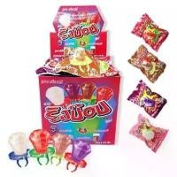 ราคา [COD] อมยิ้มแหวน ริงป๊อป (24ชิ้น) อมยิ้ม ขนมโบราณ ย้อนยุค ลูกอม คละ4รสชาติในกล่อง ลูกอมผลไม้ Lollipop (1732282563253865173)