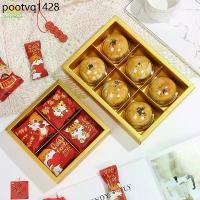 ราคา พร้อมส่ง(แพค10ใบ) กล่องใส่ขนม ขนมเปี๊ย แบ่งช่อง กล่องใส่ขนม คุกกี้ มาการอง ขนมเปี๊ยะ กล่องบรรจุภัณฑ์สินค้า 4/6 ช่อง (1734039336093844942)