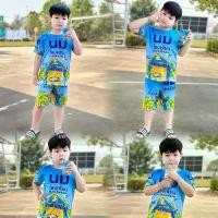 ราคา ชุดเด็กผ้าไมโคร นม นมโรงเรียน น่ารัก เสื้อและกางเกง 1-12ขวบ (1734082302358685374)
