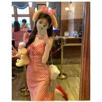 ราคา เดรส เก๋ไก๋ฝรั่งเศส ลายตารางหมากรุกสีแดง หางปลา ยาว สูตรดั้งเดิม เสื้อ กราม ชุด เทป มินิเดรส สวย ๆ เสือ ผ้า คน อ้วน เดรส ให้ นม (1731463027599771320)