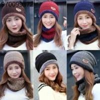ราคา ชุดหมวก+ปลอกคอ หมวกไหมพรมกันหนาว (1734107253574895606)