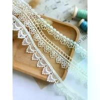 ราคา 2025 สีขาวละเอียด พู่น้ำ ละลายได้ งานปัก ตัดเย็บมือ DIY ปลอกคอ แขนเสื้อ กระโปรง หมวก อุปกรณ์เสริมชุดกี่เพ้า (1733731457695581354)