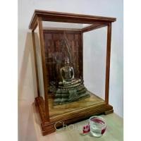 ราคา COD ตู้โชว์ไม้สักไทย ตู้โชว์พระพุทธเจ้า ตู้โชว์เครื่องประดับ ตู้โชว์โมเดล ตุ๊กตา ฝาครอบตู้ คอลเลกชันพระพุทธเจ้า ชั้นวางพระเครื่อง ของขวัญวันเกิดเพิ่มเติม (1734174374280922733)