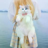 ราคา ตุ๊กตาแมว ตุ๊กตา กระเป๋าเป้สะพายหลัง เหมือนจริง แฮนด์เมด กระเป๋ารูปแมวน่ารัก ผ้าแคนวาส ขนาดใหญ่ เบา ชื่นชมเกอร์ ตุ๊กตาแมวเหมือนจริงขนฟูๆ (1730882278777522444)