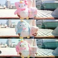 ราคา ตุ๊กตา หมอนผ้าห่ม Kitty คิตตี้ & Cinnamonroll ชินนาม่อนโรล My Melody มายเมโลดี้ ชุดเพนกวิน 15นิ้ว (100x150cm) Sanrio (1734323361610172290)