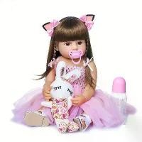 ราคา ตุ๊กตา KEIUMI ไวนิลเต็มตัว 55 ซม. ตุ๊กตา Reborn เหมือนจริง ทารก Reborn บราซิล (1733381591674881454)