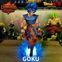 ราคา LIANGHUO Studio Dragon Ball โกคู ซูเปอร์ไซยาน ก็อด ซูเปอร์ไซยาน ฟิกเกอร์ GK สองหัว มีไฟ โมเดลตั้งโชว์ งานสะสม ของขวัญอนิเมะ (1733978501404526197)