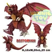 ราคา COD destroyah ฟิกเกอร์ โมเดล สัตว์ประหลาด model soft vinyl monster winnietoysTikTok (1733178551908337507)