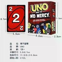 ราคา UNO NO Mercy บัตรเล่น UNO NO Mercy เกมกระดาน บาร์เกม ของเล่นสำหรับงานปาร์ตี้ รุ่น HWV18 (1733727298524579440)