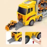 ราคา 【COD】 (พร้อมส่ง)รถของเล่น รถบรรทุก รถดับเพลิง ของเล่นเด็กรถบรรทุกตู้คอนเทนเนอร์ขนาดใหญ่ แถมโมเดลรถดับเพลิง6คัน (1733553855241749861)