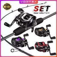 ราคา พร้อมส่ง- ❆ชุดคันเบ็ดตกปลา คันเบ็ดและรอกตกปลา คันเบ็ดพร้อมรอก ชุดคันเบ็ดครบชุด 7.2:1 รอกหยดน้ำ เบ็ดตกปลา คันเบท ชุดคัน☜ (1733973343488804219)