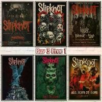 ราคา โปสเตอร์ยินดีต้อนรับ Slipknot โปสเตอร์ Heavy Metal ROCK BAND กระดาษคราฟท์ โปสเตอร์บาร์ โปสเตอร์ย้อนยุค ภาพวาดตกแต่ง (1734335780176299463)