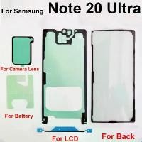 ราคา สำหรับ Samsung Galaxy Note 20 Note 20 Ultra รุ่น SM N985 SM N986 แบบ 4G/5G ฝาครอบแบตเตอรี่ด้านหลังหน้าจอแอลซีดี เลนส์กล้อง เทปกาวสติกเกอร์ (1734025357770459006)