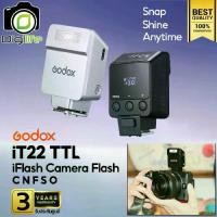 ราคา Godox Flash iT22 - TTL 300mAh - ออโต้ แมนนวล iFlash Camera / Pocket Flash รับประกันศูนย์ Godox Thailand 3ปี แฟลช Auto และ Manual รองรับระบบ TTL ขนาดเล็ก พกพาสะดวก (1733068428906235246)