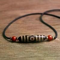 ราคา สร้อยคอแฟชั่นหรูหราเบาๆ ของแท้จากทิเบต ลูกปัด Dzi สองตา สามตา สำหรับผู้ชายและผู้หญิง สไตล์ทิเบตโบราณ 9 ตา (1733840642572191027)