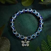 ราคา ขายส่งกำไลข้อมือแฟชั่นผีเสื้อขายดีข้ามพรมแดน รูปเต่าตาสีฟ้า ลูกปัด จี้สัตว์ กำไลยืดหยุ่น (1733343816840284086)