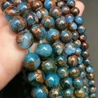 ราคา ลูกปัดกลมหินที่มีสีทองสีฟ้าอ่อน, ลูกปัดกระจัดกระจาย, ลูกปัด DIY ทำด้วยมือด้วยหินที่มีสีทองสีฟ้าทะเลสาบ, อุปกรณ์เครื่องประดับ, ลูกปัด (1732686107546453447)