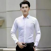 ราคา ชุดแต่งงาน Cod เสื้อผ้าเพื่อนเจ้าบ่าว เสื้อเชิ้ตสีขาวแขนยาวสำหรับผู้ชาย เสื้อเชิ้ตเจ้าบ่าวฤดูใบไม้ร่วง เสื้อสูทฤดูร้อน (1733870919954892425)