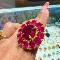 ราคา แหวนทับทิมแท้โมซัมบิก แหวนใส่ออกงาน เครื่องประดับพลอแท้ แหวนทับทิมแท้ แหวนแต่งงาน แหวนหมั้น (1733196351893373995)