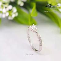 ราคา ES-1014 Elise's แหวนเงินแท้ 925 เกรดพรีเมี่ยม ชุบทองคำขาว ประดับเพชรCZ ขนาดครึ่งกะรัต แหวนแต่งงาน แหวนคู่รัก คําแนะนําผลิตภัณฑ์ใหม่ของเดือนนี้ (1733476435198510818)