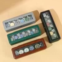 ราคา กล่องนาฬิกา 6 เรือน กล่องใส่นาฬิกา(หนังPU) Leather Watch Box กล่องของขวัญ (1733577163731862779)